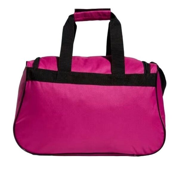 Adidas Diablo Small Duffel Athletic Training Bag Unisex Pink Black White - Picture 5 of 7